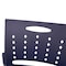 Flash Furniture 881 lb. Capacity Navy Sled Base Stack Chair RUT-2-NVY-BK-GG - alternate 4